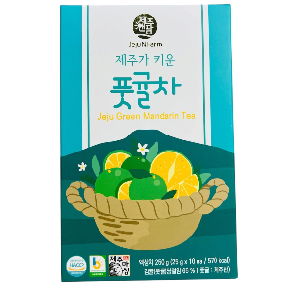 JEJU Green Mandarin Tea (10x25g) 250g