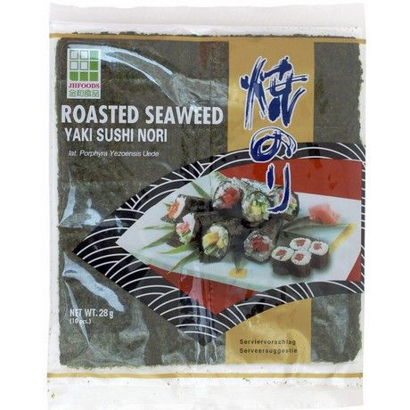 JHFOODS Seaweed Roasted Yaki Sushi Nori Gold (10szt) 28g