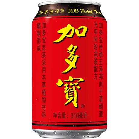 JIA DUO BAO Herbal Tea Drink (Red Can) 310ml
