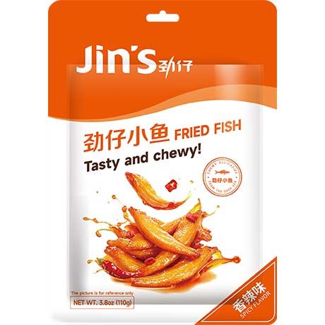 JINZAI Anchovy Snack Fried Hot & Spicy 110g