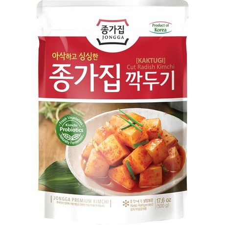 JONGGA Kimchi Kkakdugi Sliced Radish 500g