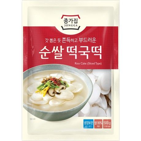 JONGGA Rice Cake Sliced 500g