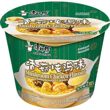 KANG SHI FU Noodles Mushroom & Chicken Bowl 104g