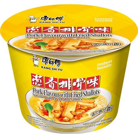 KANG SHI FU Noodles Pork & Fried Shallots Bowl 108g