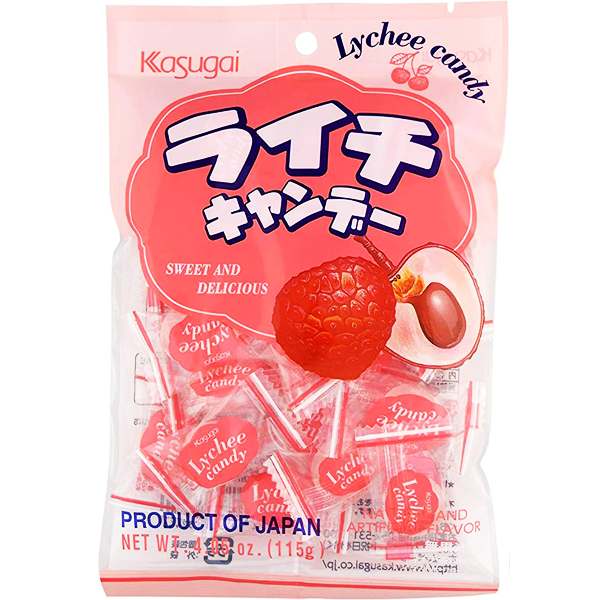 KASUGAI Lychee Candy 100g