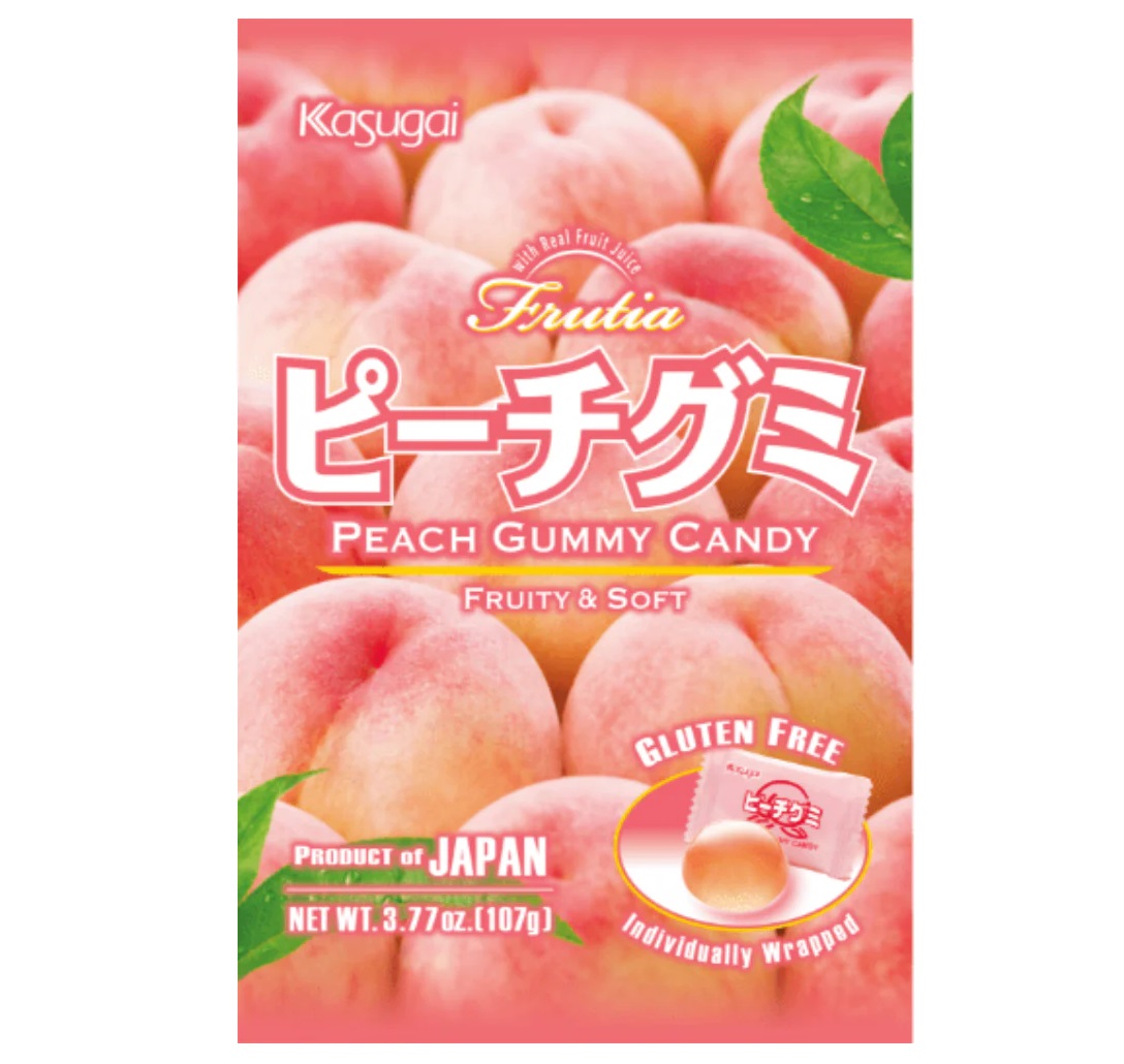 KASUGAI Peach Gummy 100g