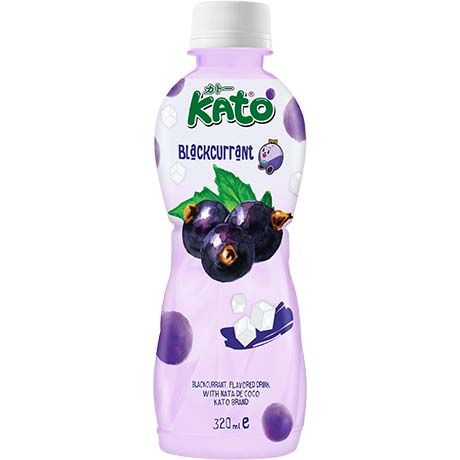KATO Blackcurrant Juice Drink with Nata De Coco 320ml