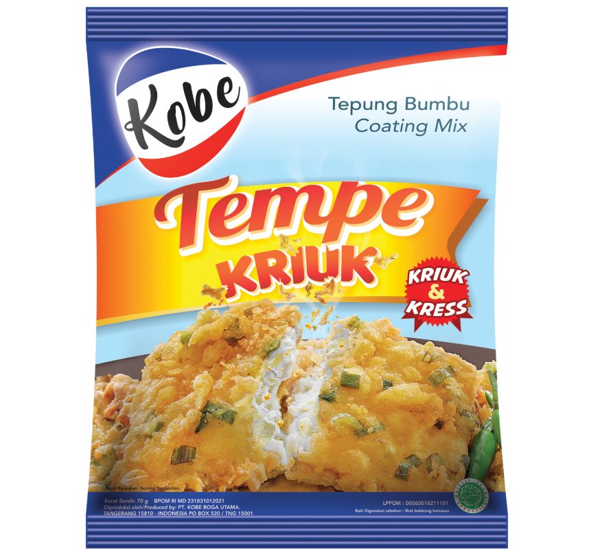 KOBE Bumbu Tempe Goreng (Seasoned Flour Mix) 70g