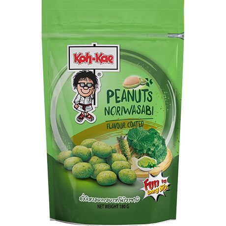 KOH-KAE Coated Peanuts Nori Wasabi Bag 180g