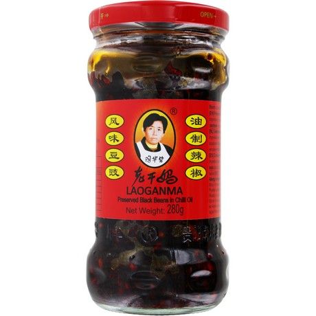LAO GAN MA Fermented Soybeans in Chilli Oil 280g