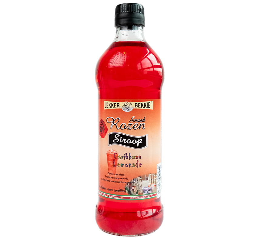 LEKKER BEKKIE Rose Syrup 500ml