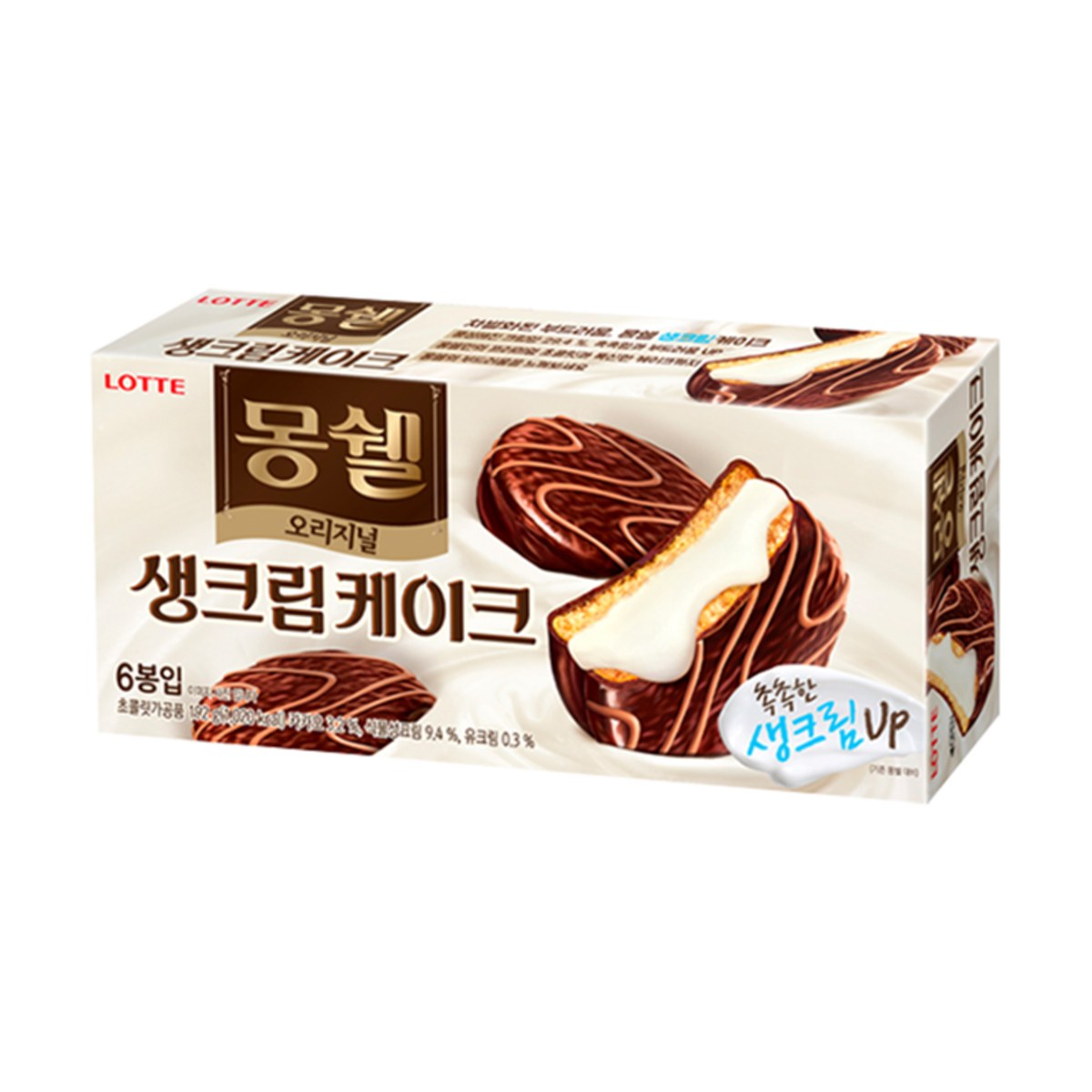 LOTTE Creme Pie Moncher (6szt) 192g