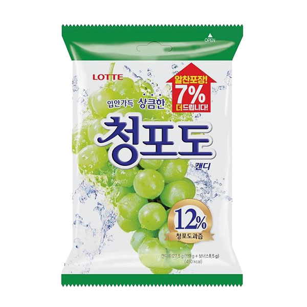 LOTTE Grape Candies 153g