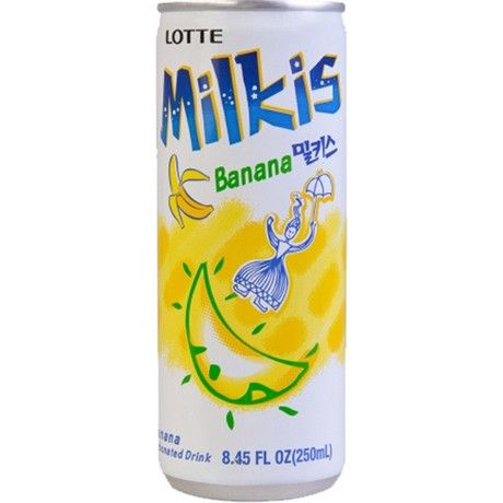 LOTTE Milkis Soft Drink Banana 250ml