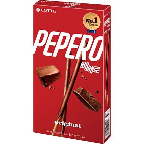 LOTTE PEPERO Biscuit Sticks Chocolate Original 47g