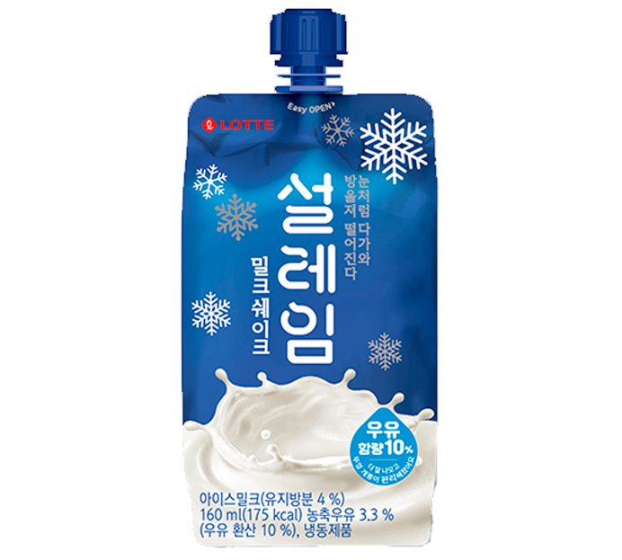 LOTTE Snow Ice Milk Shake 160ml