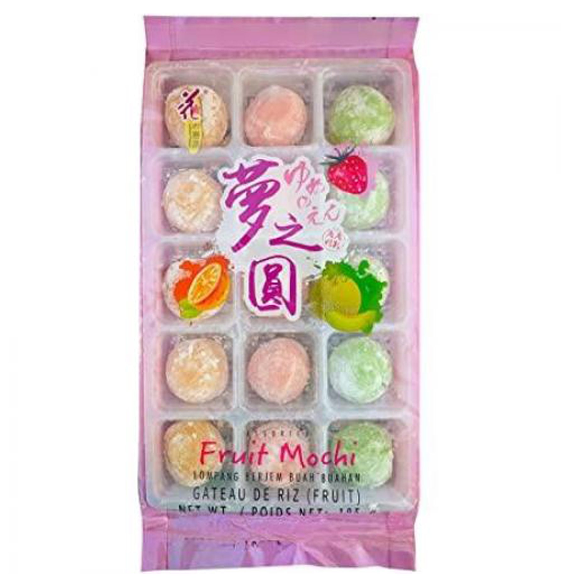 LOVE&LOVE Assorted Fruit Mochi 195g
