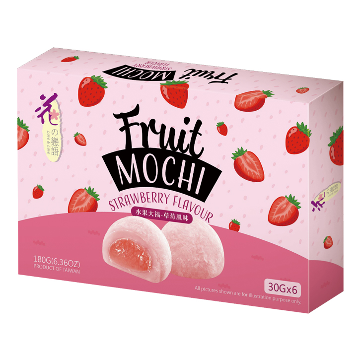 LOVE&LOVE Fruit Mochi Strawberry 180g