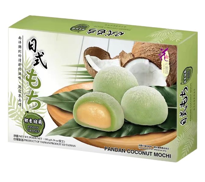 LOVE&LOVE Pandan Coconut Mochi 180g