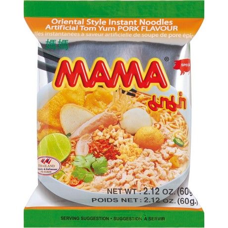 MAMA Instant Noodles Pork Tom Yum 60g
