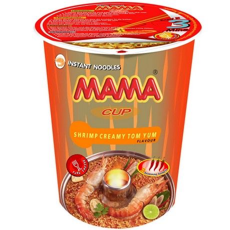 MAMA Instant Noodles Shrimp Tom Yum Cup 70g
