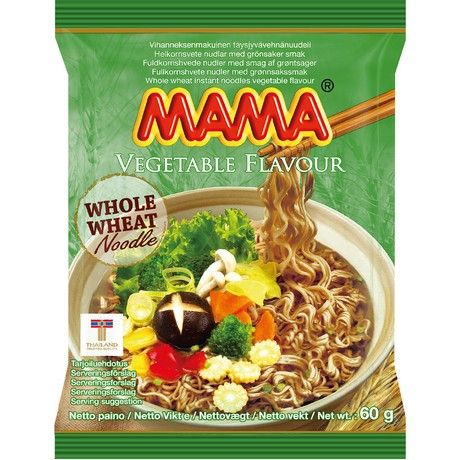 MAMA Instant Noodles Wholewheat Vegetable 60g