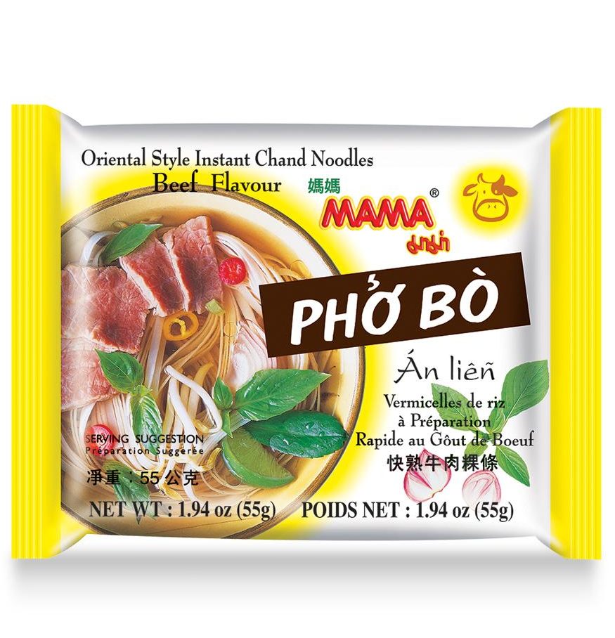 MAMA Instant Rice Noodles Beef 55g