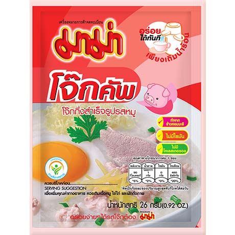 MAMA Instant Rice Porridge Pork 26g