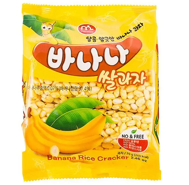 MAMMOS Rice Crackers Banana 70g