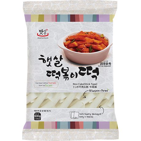 MATAMUN Rice Cake Stick (Tteokbokki) 600g