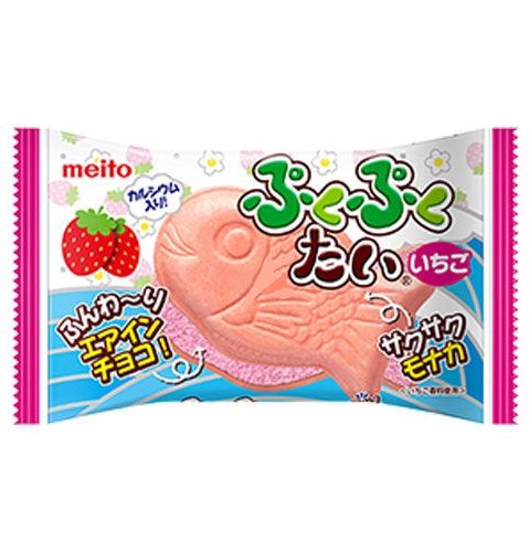 MEITO Puku Puku Tai Chocolate Strawberry 16,5g