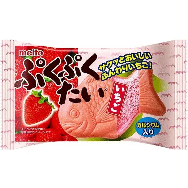 MEITO Puku Puku Tai Chocolate Strawberry 16,5g