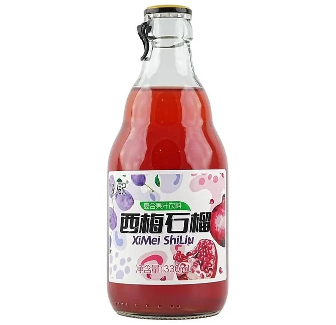 MIAOJI Plum Pomegranate Fruit Juice Drink 330ml