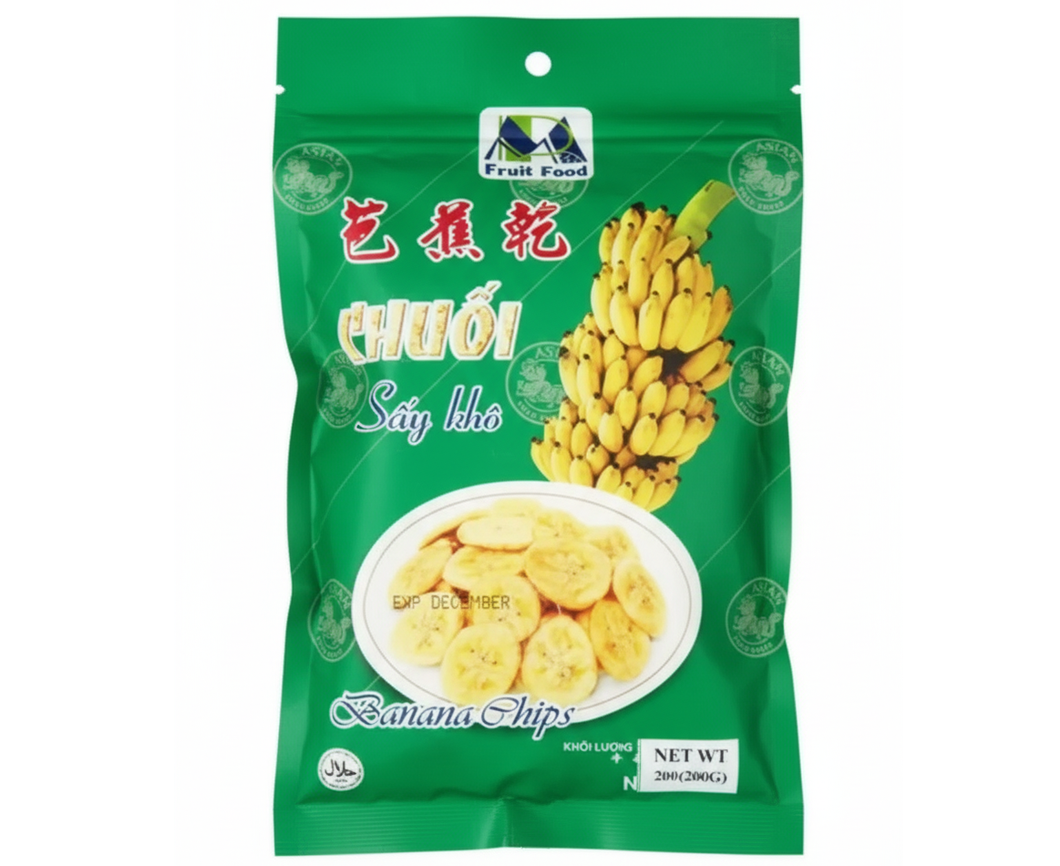 MINH PHAT Dried Banana Chips 200g