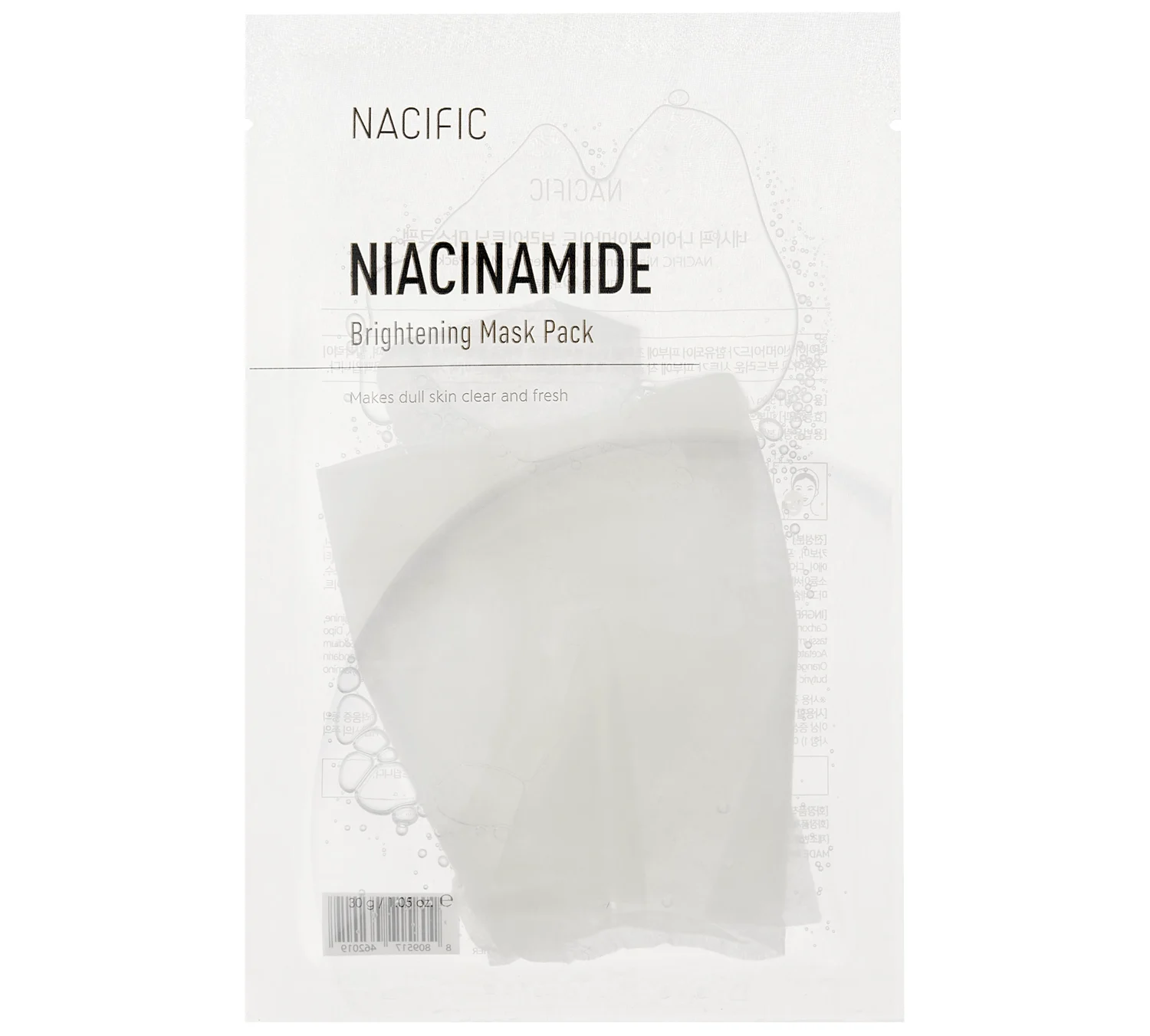 NACIFIC Niacinamide Brightening Mask (1szt) 30g