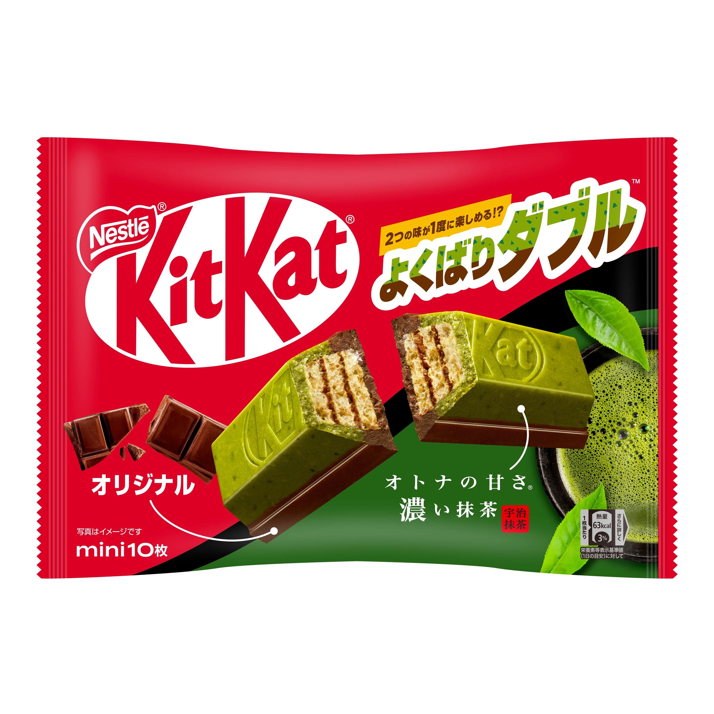 NESTLE KitKat Mini Double Layers Matcha Chocolate 118g