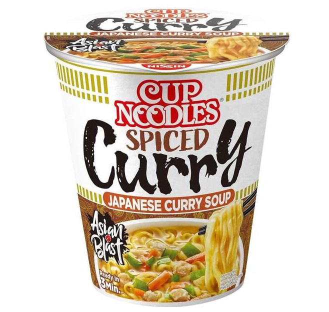 NISSIN Cup Noodle Spiced Curry 67g