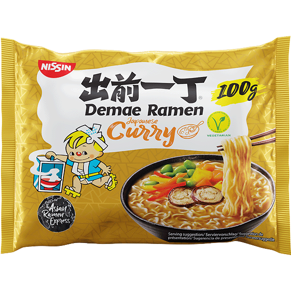 NISSIN Instant Demae Ramen Japanese Curry 100g