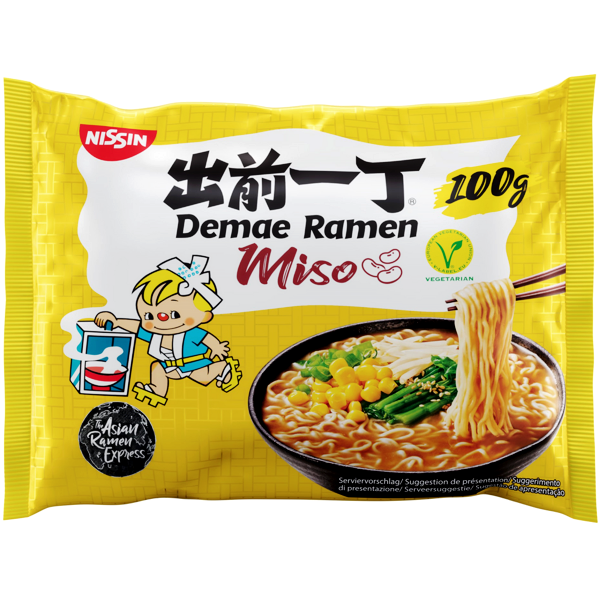 NISSIN Instant Demae Ramen Miso 100g