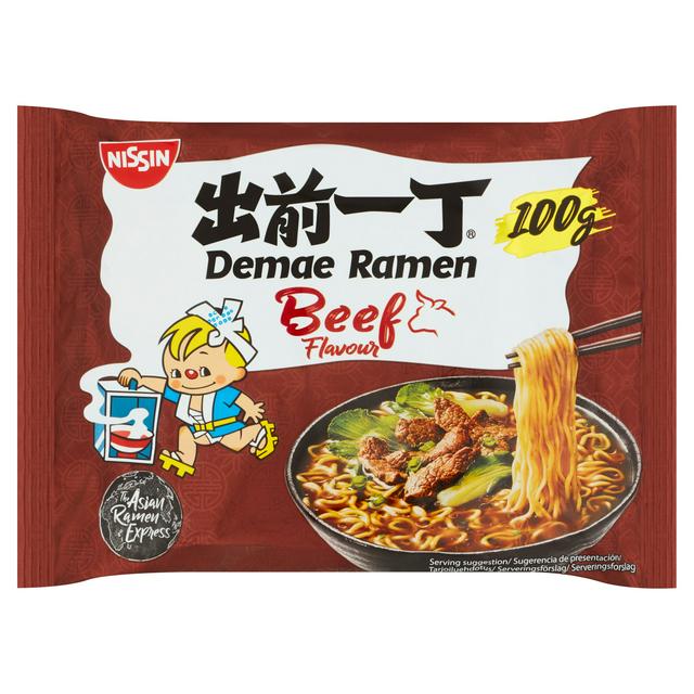 NISSIN Instant Demae Ramen Noodle Beef 100g