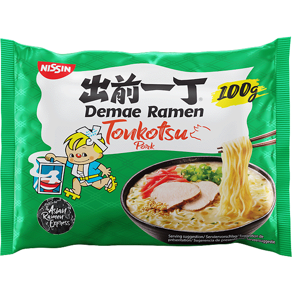 NISSIN Instant Demae Ramen Pork Tonkotsu 100g