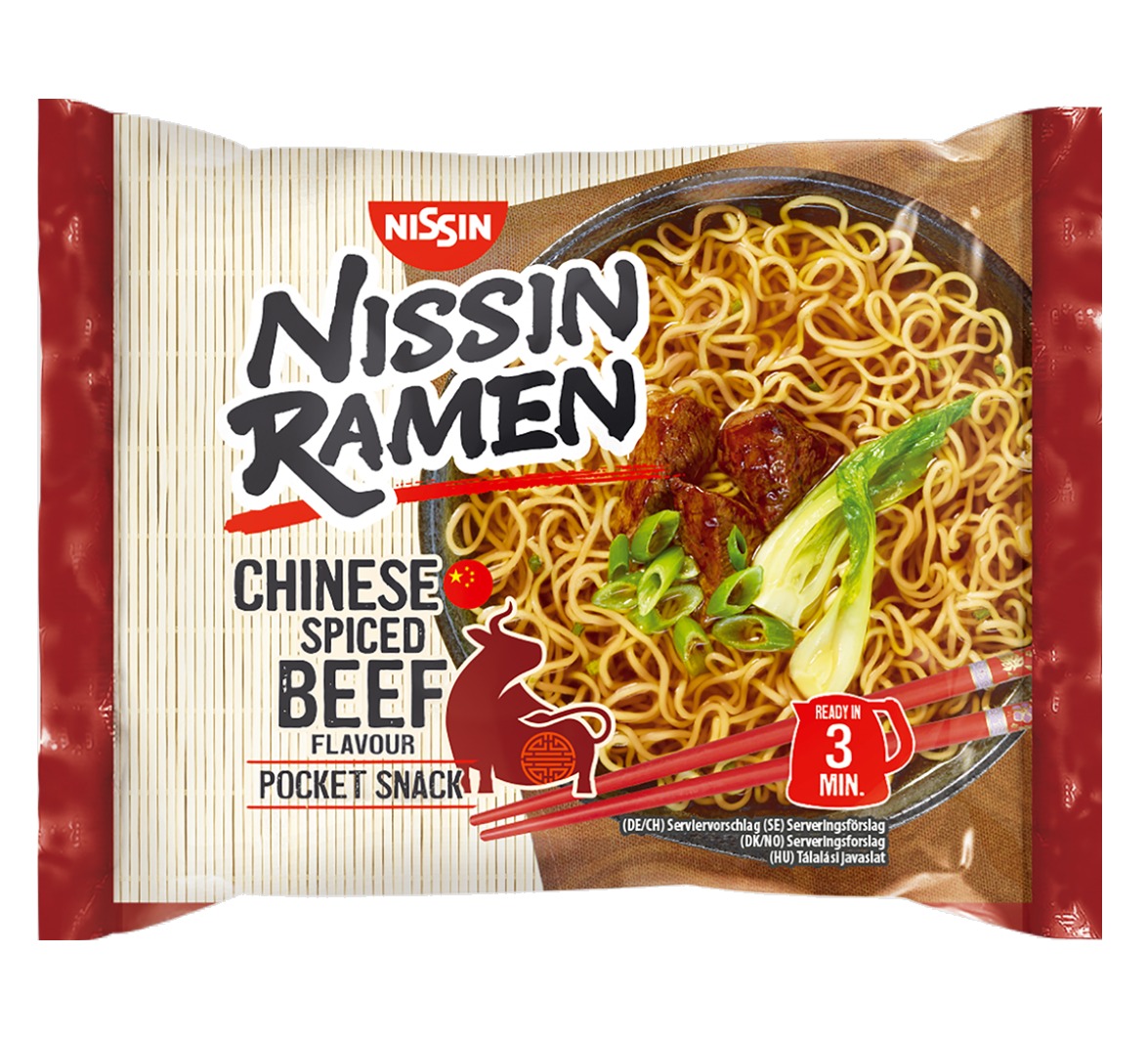 NISSIN Ramen Chinese Spiced Beef 66,8g