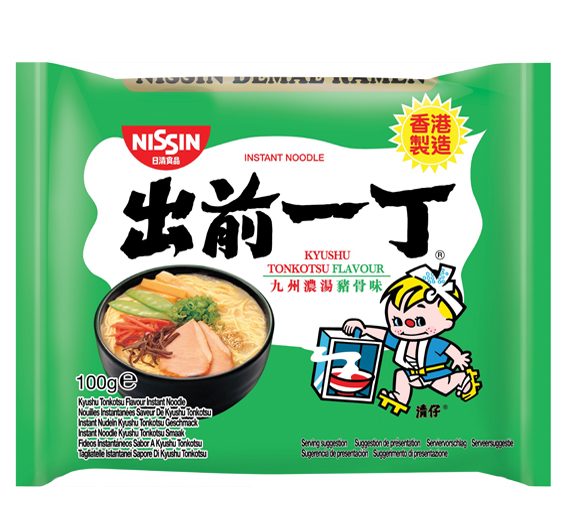 NISSIN Ramen Demae Ramen Kyushu Tonkotsu 100g