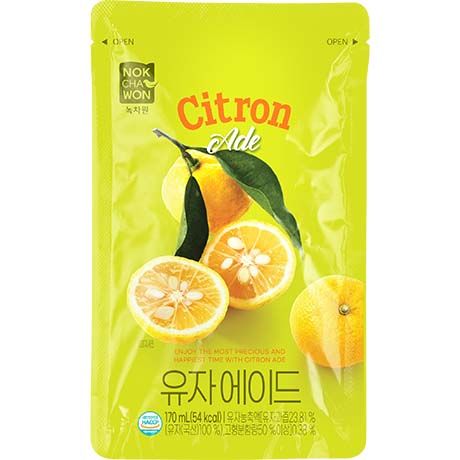 NOKCHAWON Citron Drink Ade (Korean Pouch Drink) 170ml