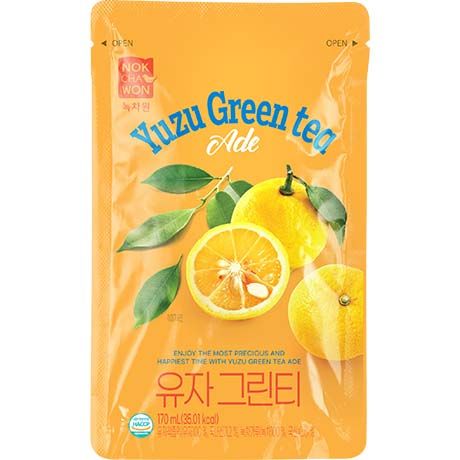 NOKCHAWON Yuzu Green Tea Drink Ade 170ml