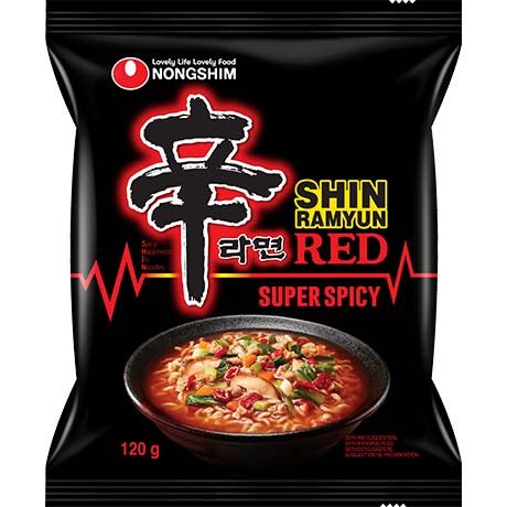NONGSHIM Instant Noodles Shin Red Super Spicy 120g