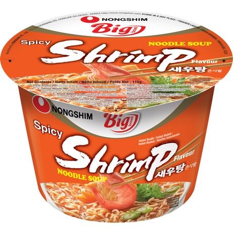 NONGSHIM Instant Noodles Shrimp Spicy Big Bowl 115g