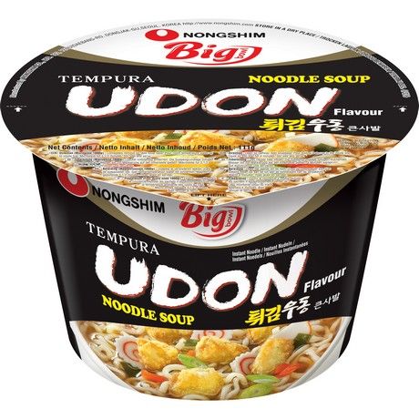 NONGSHIM Instant Noodles Tempura Udon Big Bowl 111g