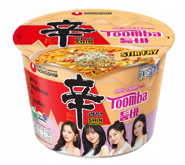 NONGSHIM Noodles Shin Ramyun Toomba x Aespa Bowl 113g