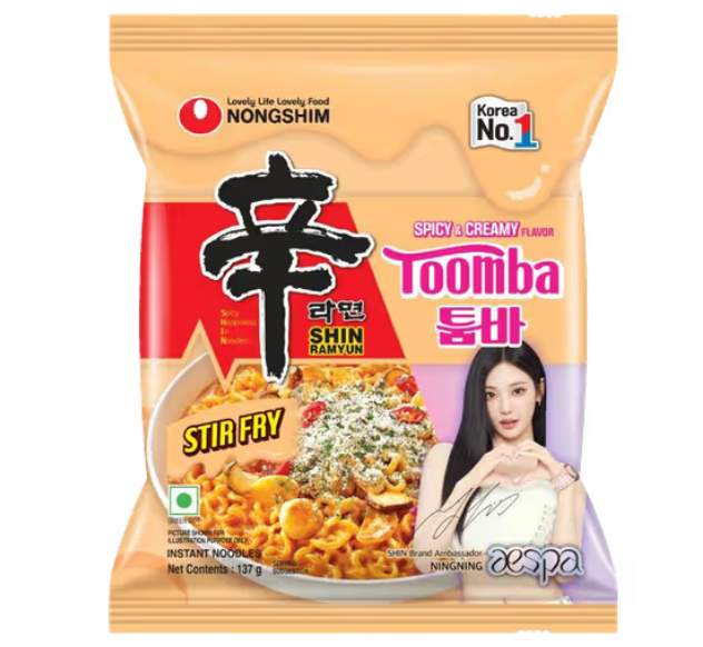 NONGSHIM Shin Ramyun Toomba x Aespa 137g